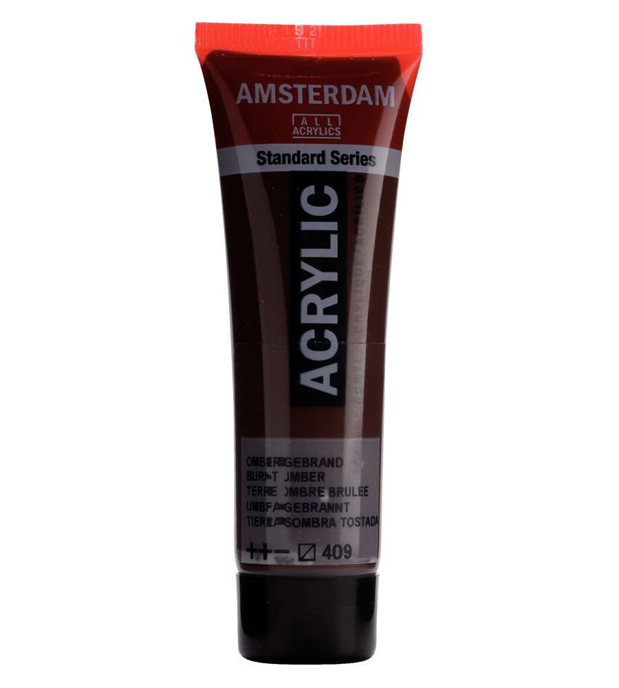Colore acrilico Amsterdam  20 ML Terra Ombra