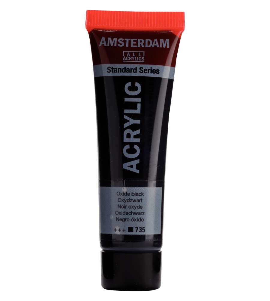 Colore acrilico Amsterdam 20 ML Nero ossido