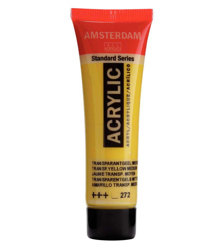 Colore acrilico Amsterdam 20 ML Giallo trasparente medio