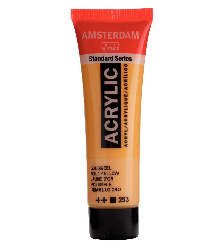 Colore acrilico Amsterdam 20 ML giallo oro