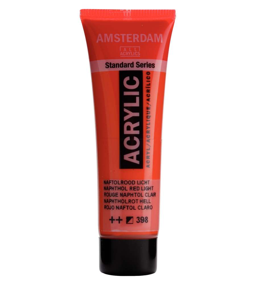 Colore acrilico Amsterdam  20 MLRosso Naftolo