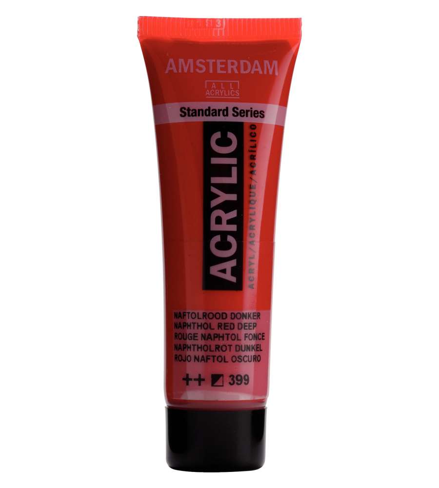 Colore acrilico Amsterdam 20 ML Rosso