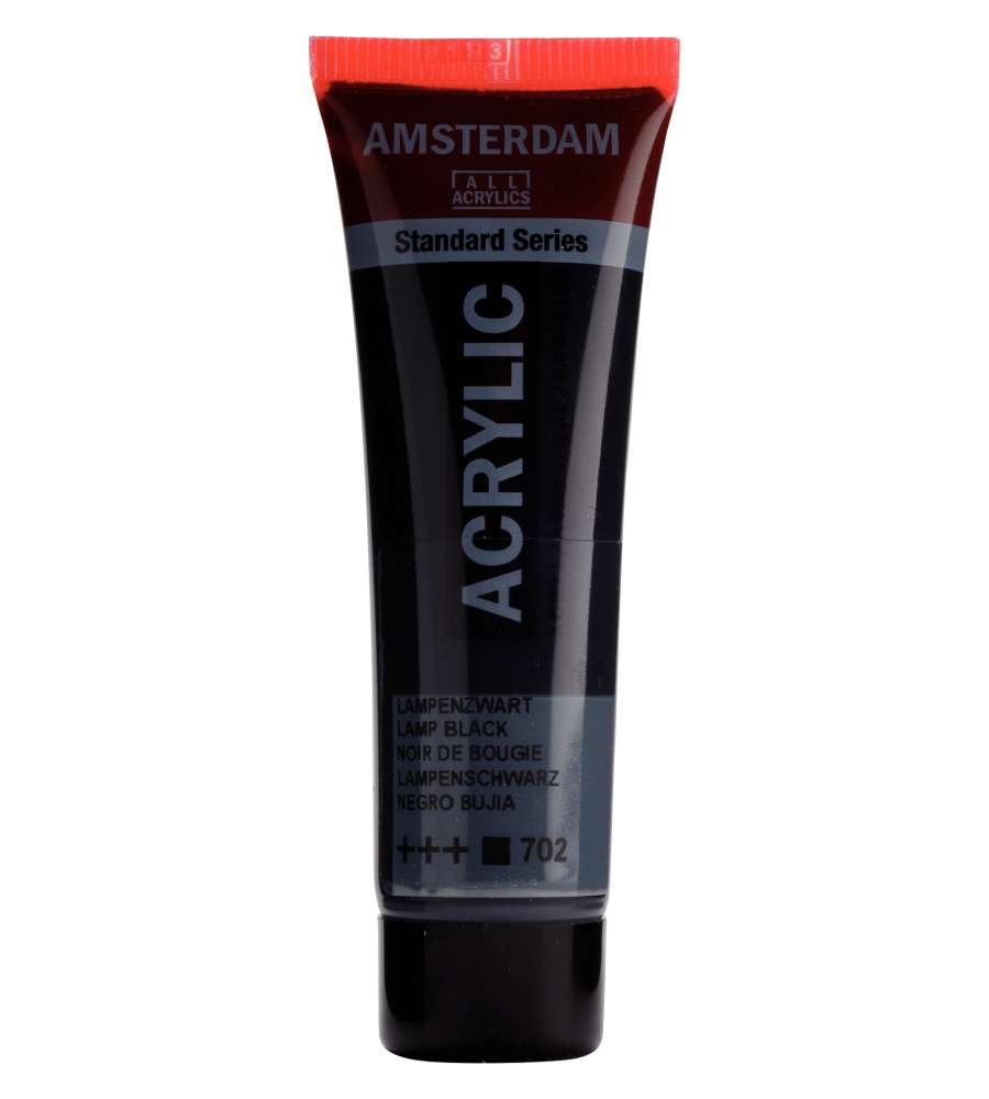 Colore acrilico Amsterdam 20 ML Nero