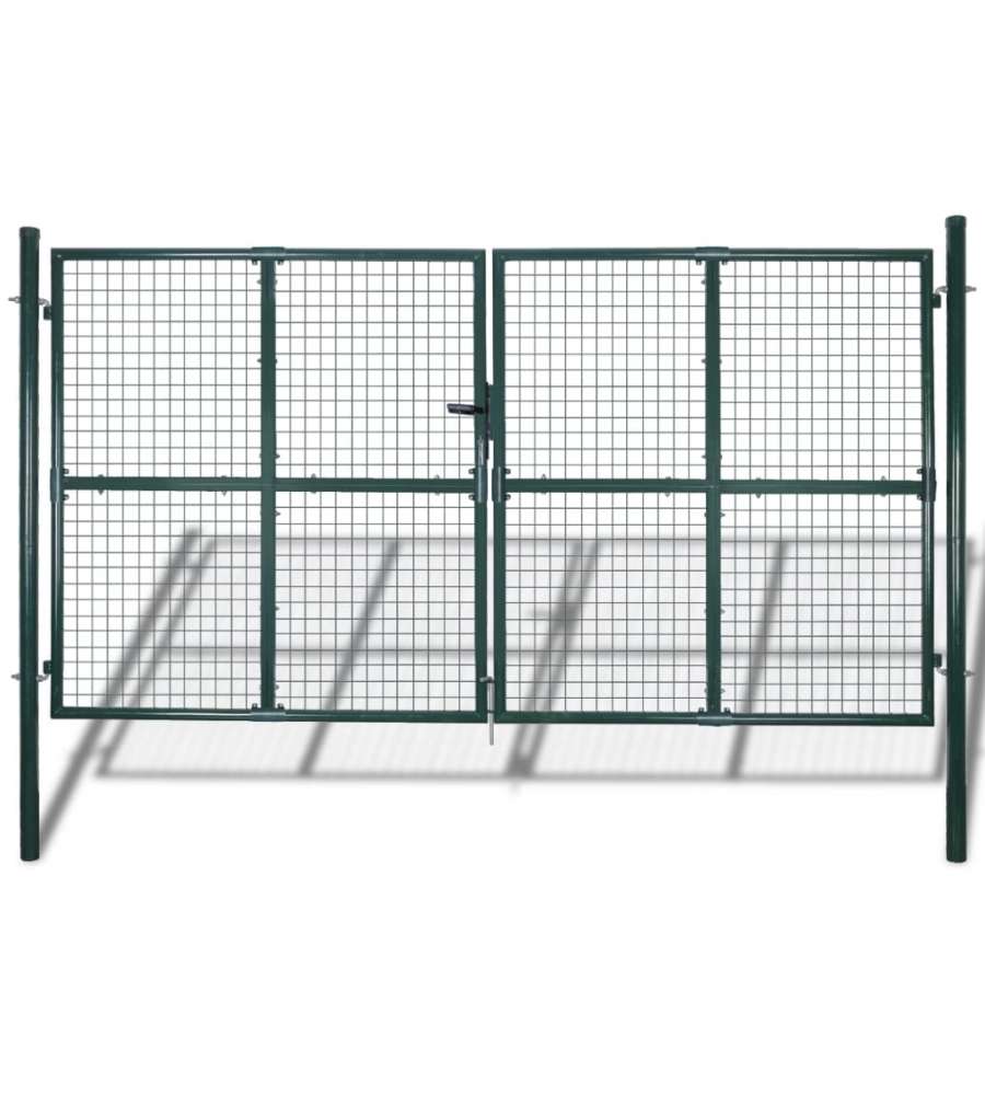 Cancello per Giardino in Rete Metallica 289x200 cm/306x250 cm