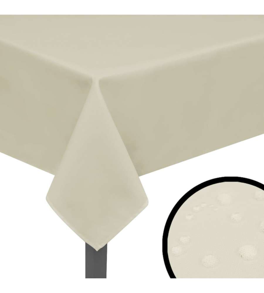 Tovaglia 5 pz 170x130 Crema