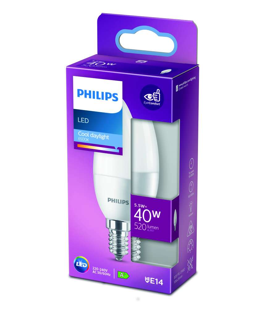 Lampadina led candela 40W