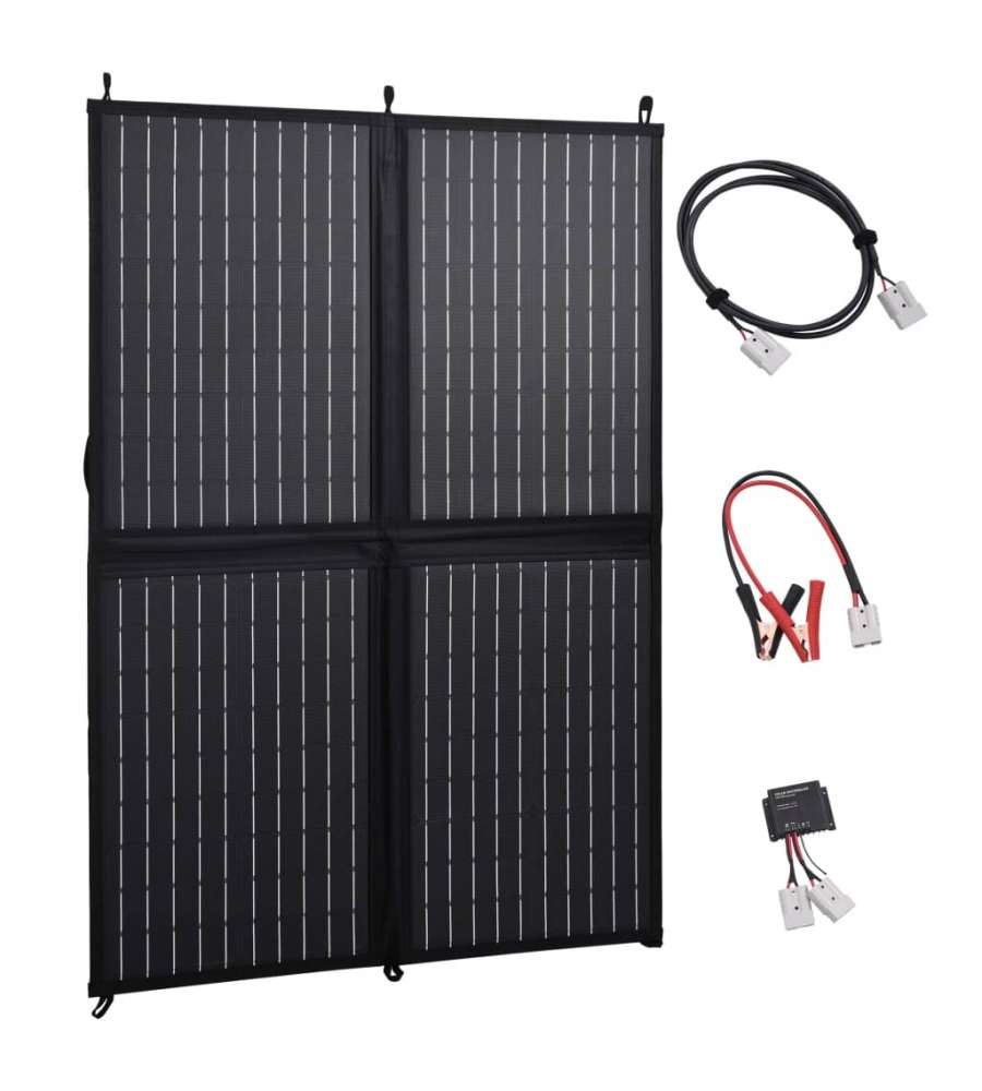 Pannello Solare Carica Batteria Pieghevole 100W 12V