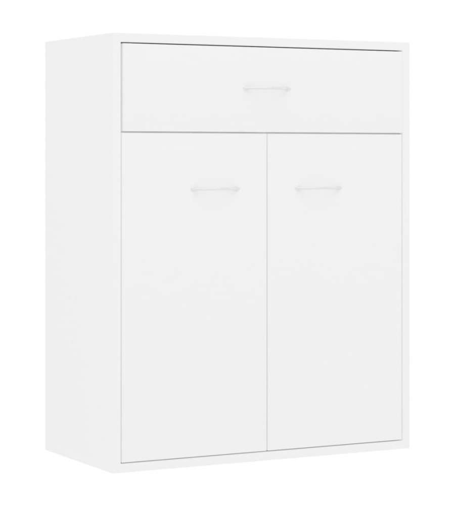 Credenza Bianca 60x30x75 cm in Truciolato