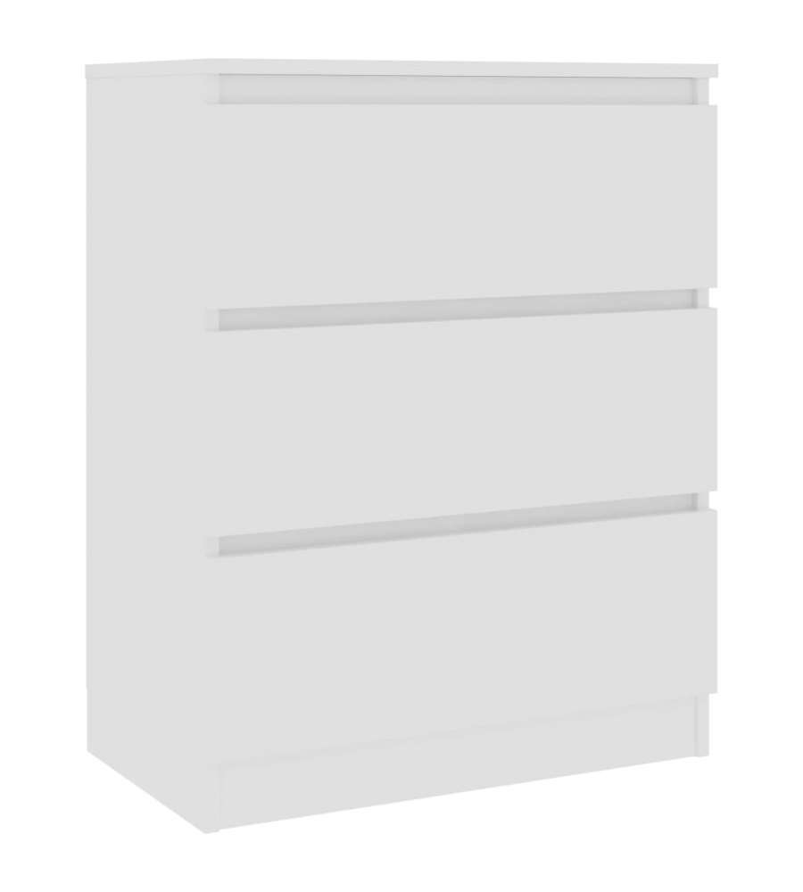 Credenza Bianca 60x35x76 cm in Legno Multistrato