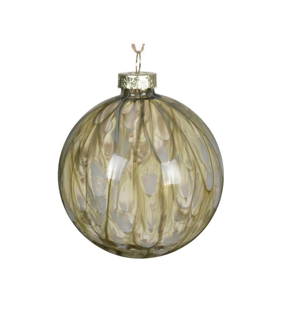 Sfera Natalizia trasparente Rosemary