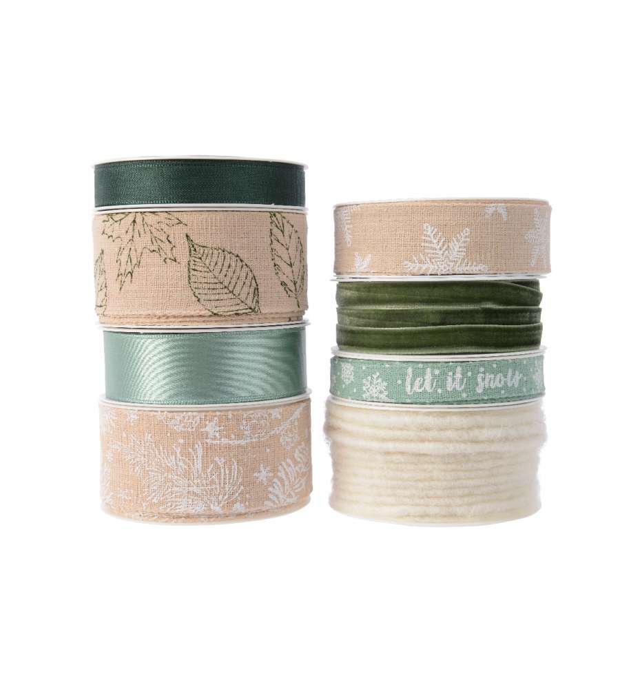 Ribbon Natalizio Linea White Christmas