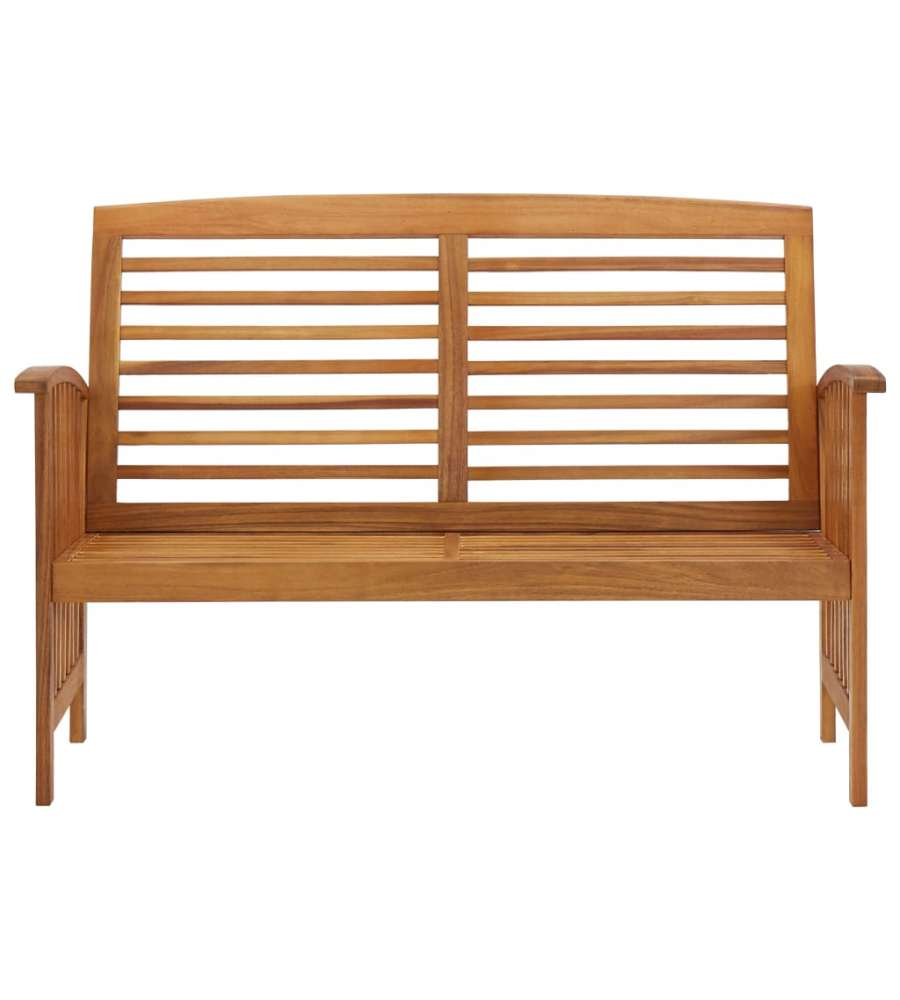 Panchina da Giardino 119 cm in Legno Massello d'Acacia 310259
