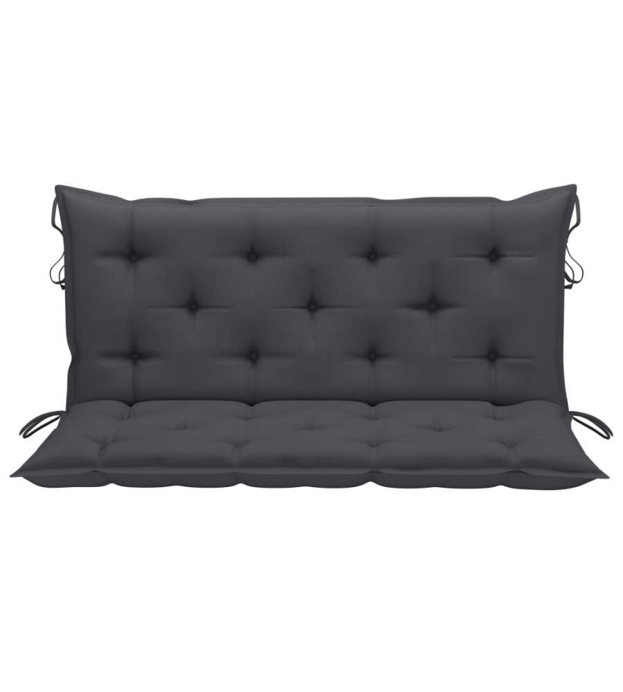 Cuscino per Dondolo Antracite 120 cm in Tessuto