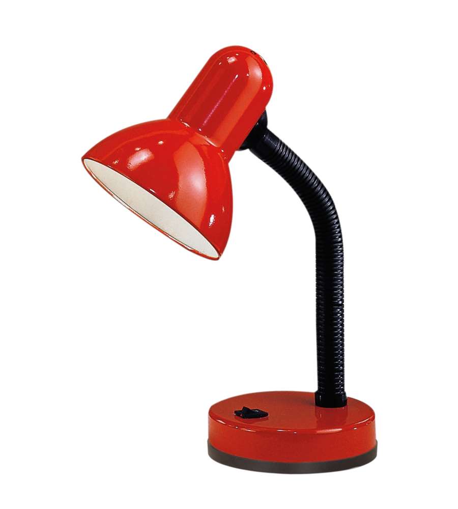 Lampada da Tavolo Basic Rosso 1 x 60W E27