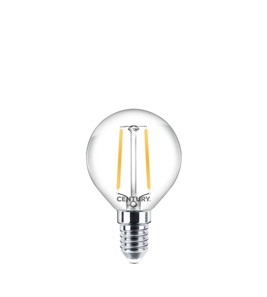 Lampada filamento led incanto chiara sfera 2W