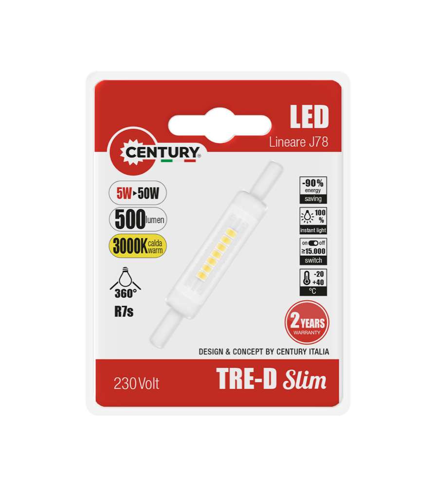 Lampada Tred Slim Lineare 5W