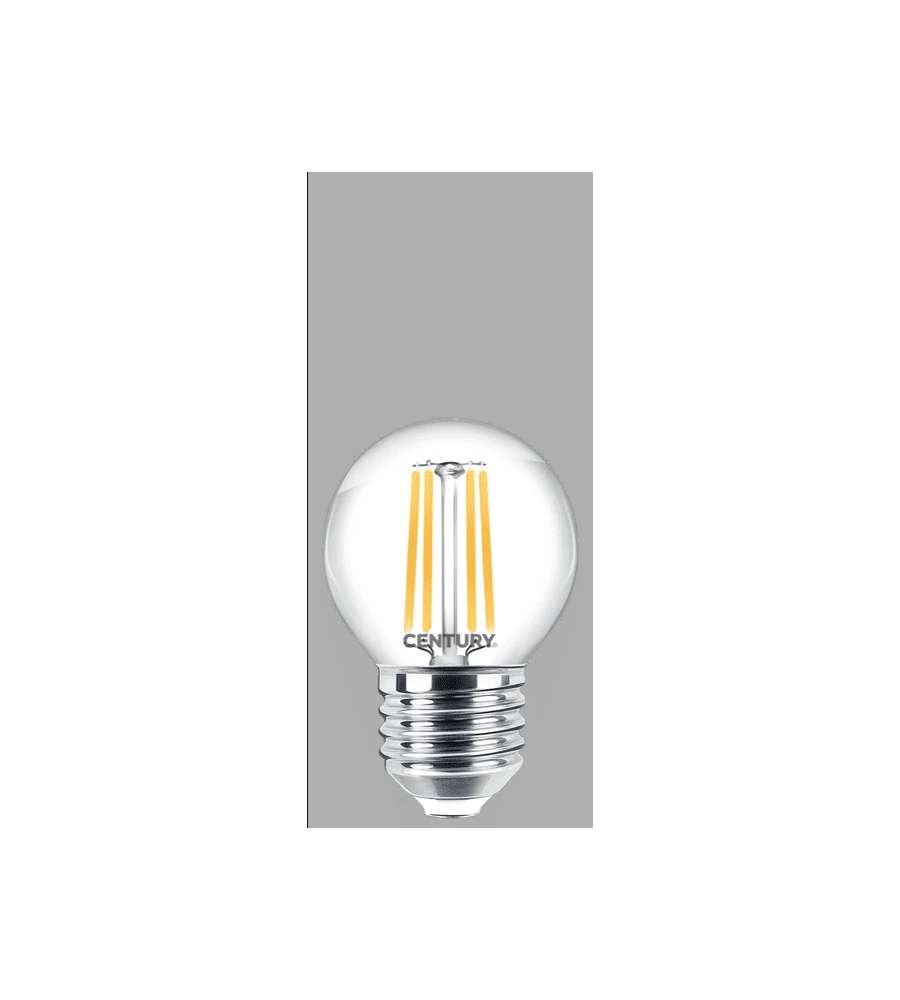 Century Italia Lampadina LED Incanto Sfera Chiara 6,5W E27 4000K