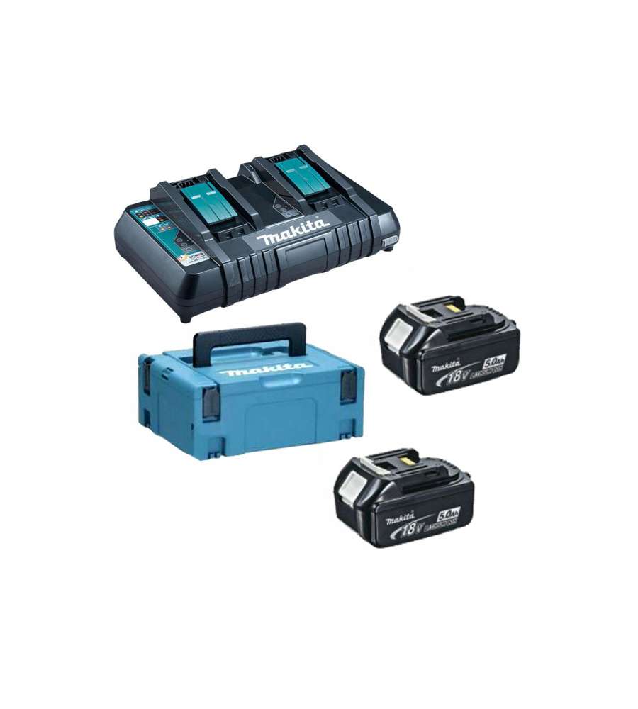 Kit Caricabatteria + Batterie V.18X2        Makita
