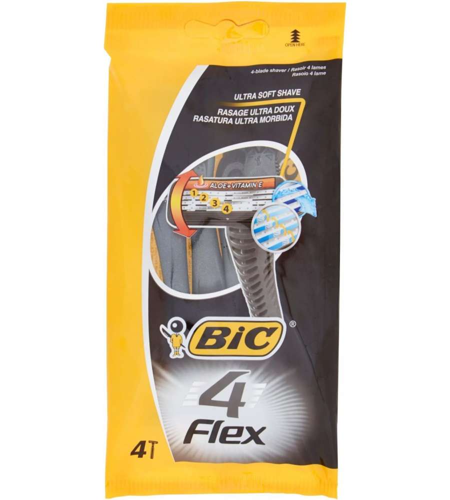 Rasoio Bic 4Flex Quadrilama