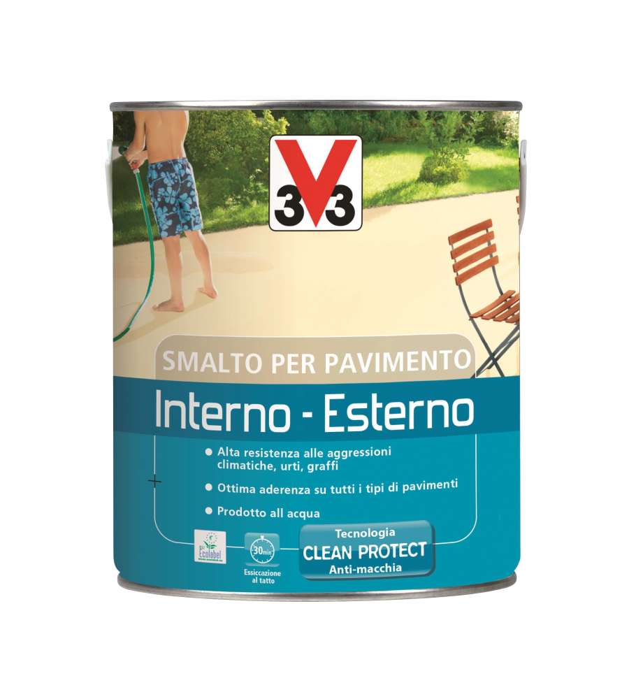 V33 Smalto Pavimenti - Grigio Chiaro - 500 ml