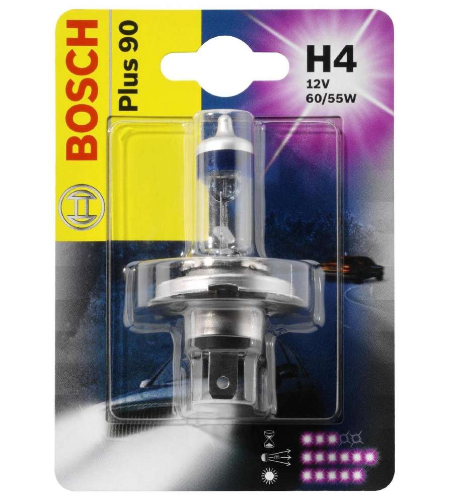 Lampada alogena auto Bosch H4