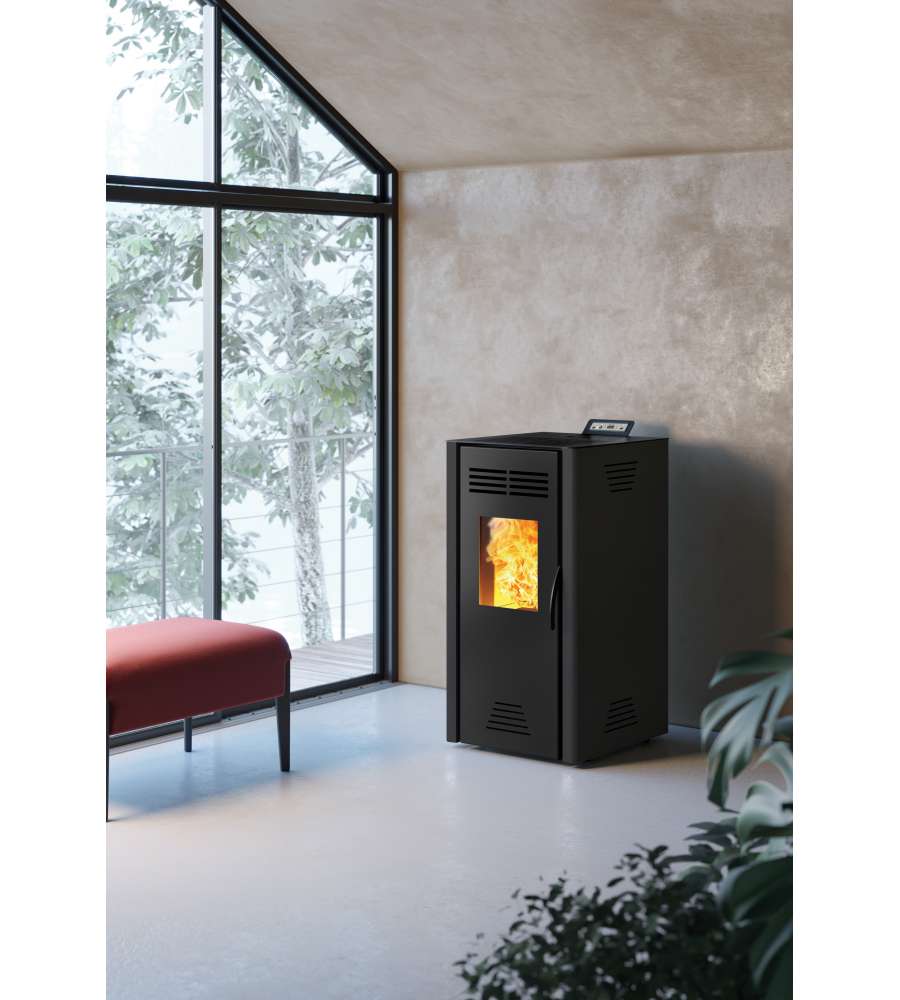 Stufa a pellet Adrano 7 PLUS nera