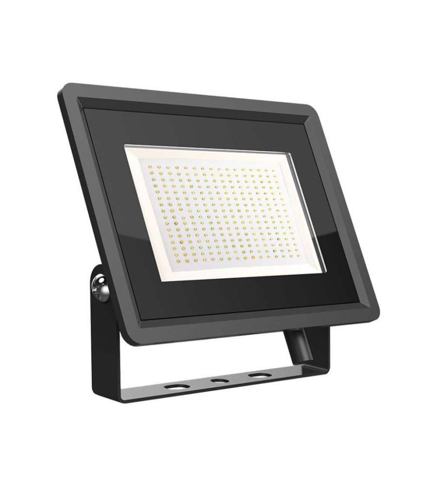 Faro LED SMD 200W Colore Nero 6400K IP65