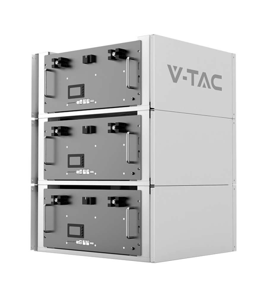 V-TAC Modulo per Armadio Rack per Batterie di Accumulo 9.6kWh SKU 11523