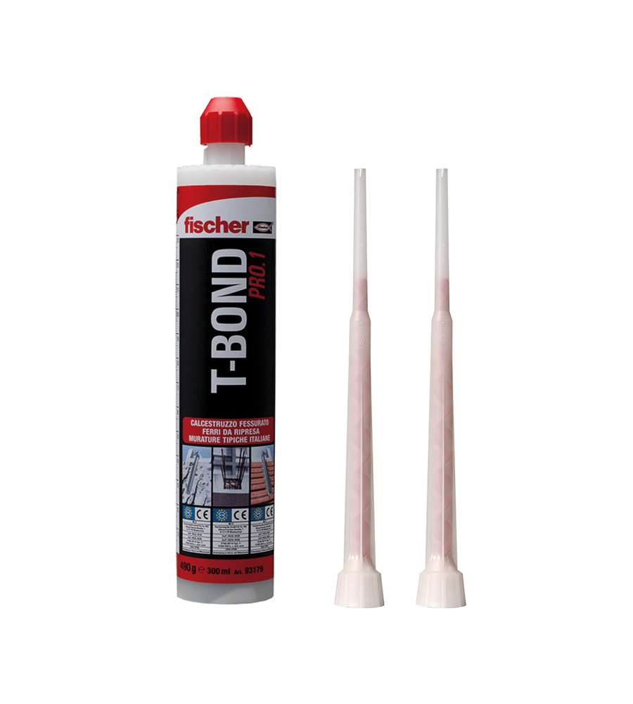 Fischer Ancorante Chimico T-BOND PRO.1 - 300 ml per Calcestruzzo e Muratura