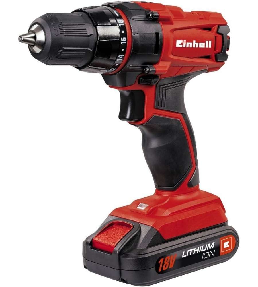 Einhell Trapano Avvitatore a Batteria 18V - Leggero e Potente per Avvitare e Forare
