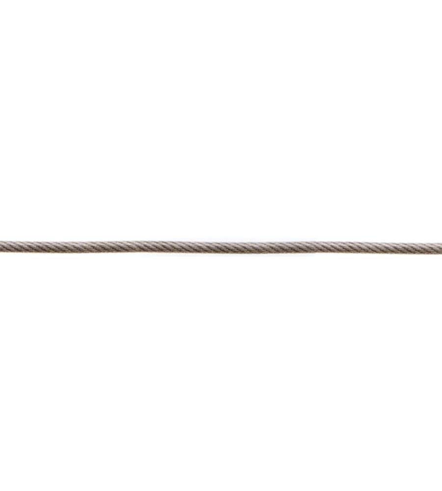 Corda Zincata con Fibra Tessile  3-4 mm