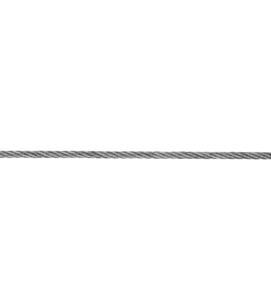 Corda Zincata con Fibra Tessile  2 mm