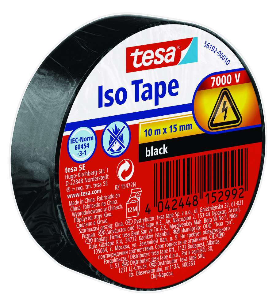 Nastro isolante Electrical PVC Nero