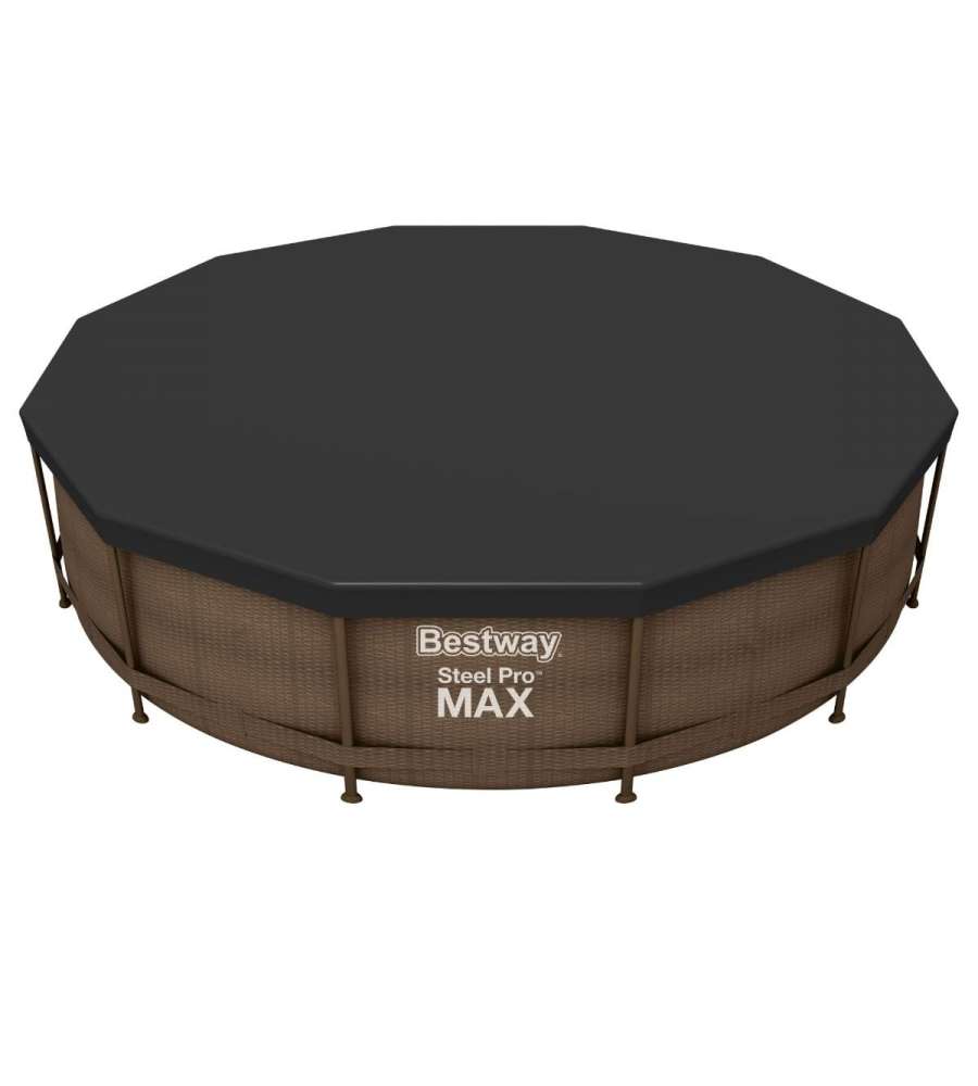 Bestway Copertura Piscina Steel Frame - Antracite -  366 cm