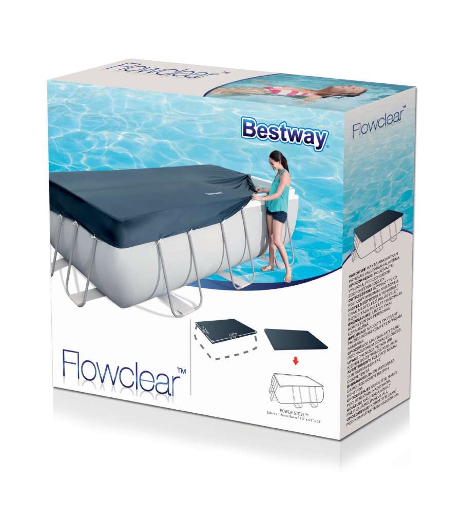Copripiscina Power Steel Frame 282 x 196 cm
