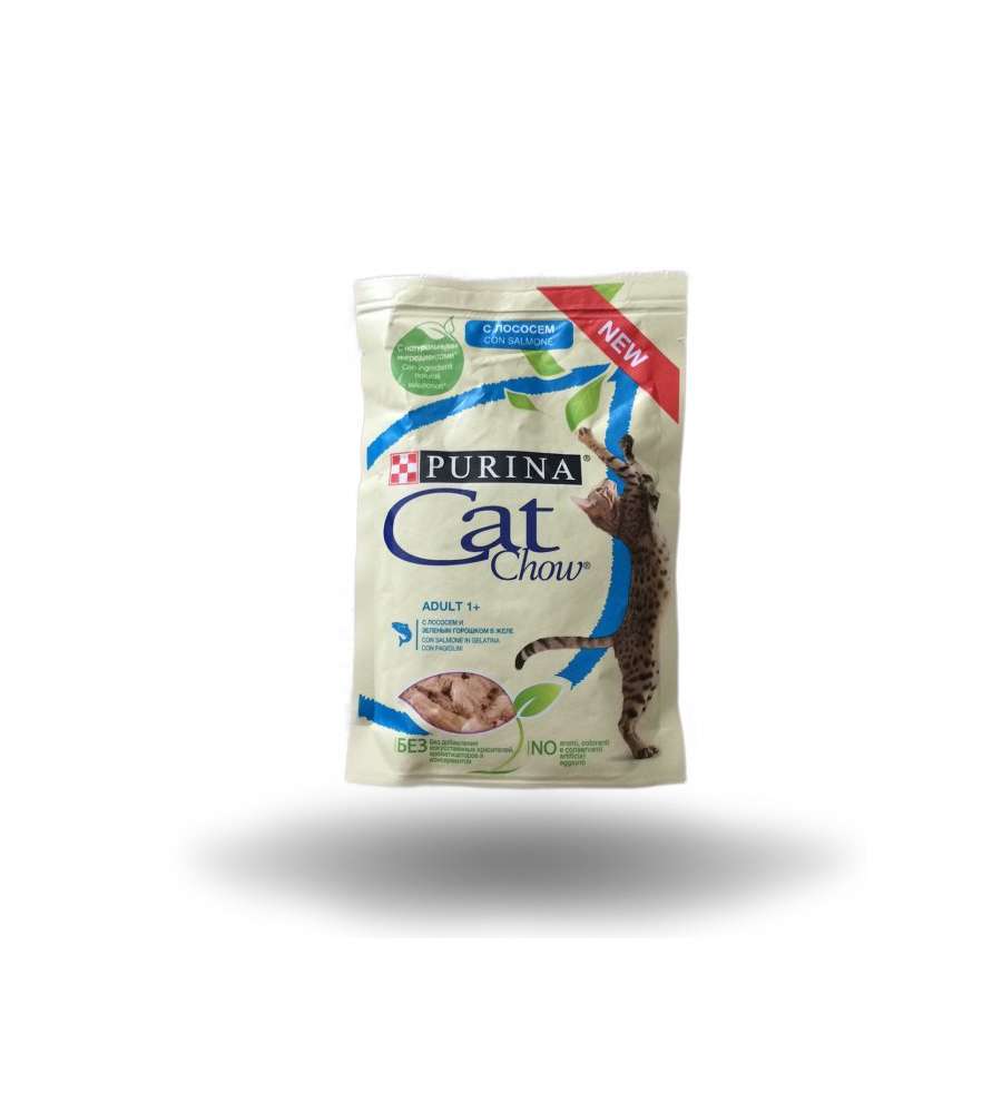 Cat chow salmone e fagioli 85 g