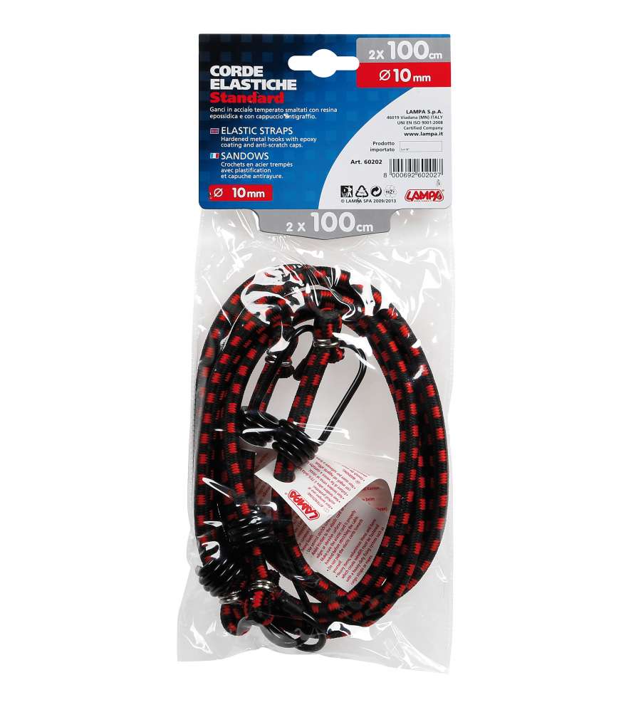 Coppia Corde Elastiche 1 m