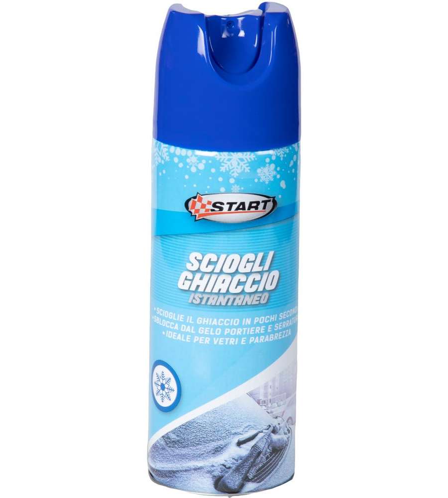 Spray detergente sciogli ghiaccio parabrezza auto istantaneo 200 ml sbrinante