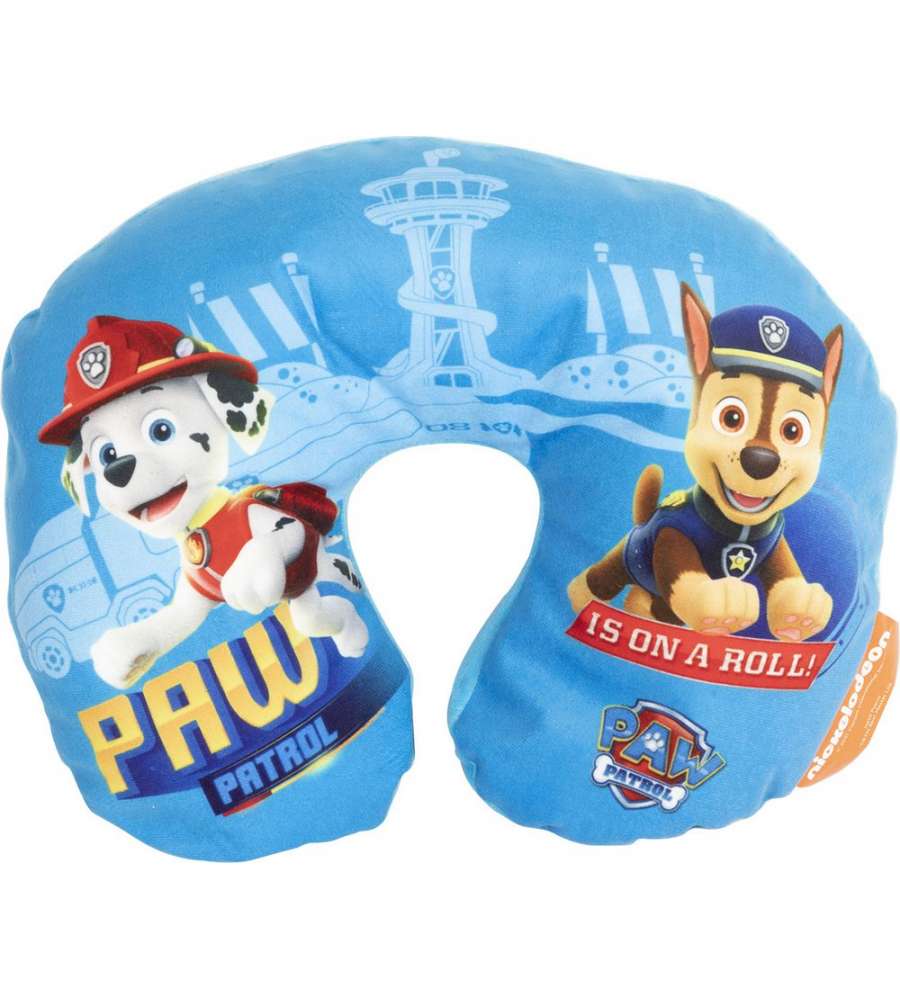 Cuscino collo bambino da viaggio blu boy