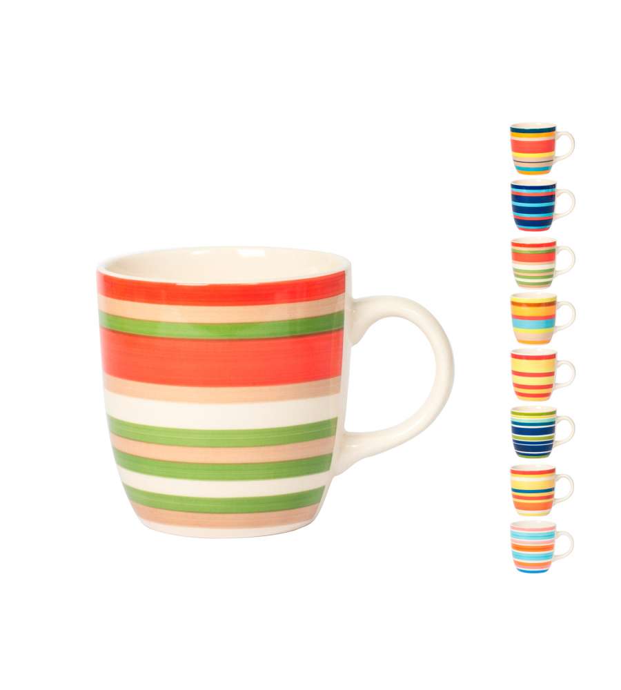 Tazza Mug a righe 50 cl