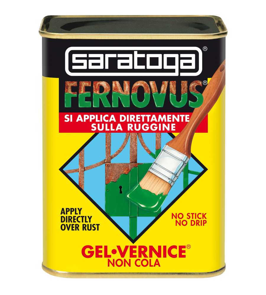 Saratoga Gel Antiruggine - Grigio Forgia Metallizzato - 750 ml