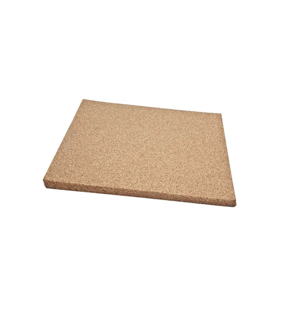 Fogli di sughero Auto-Adesivi Set 4 Fogli 500X500X5Mm