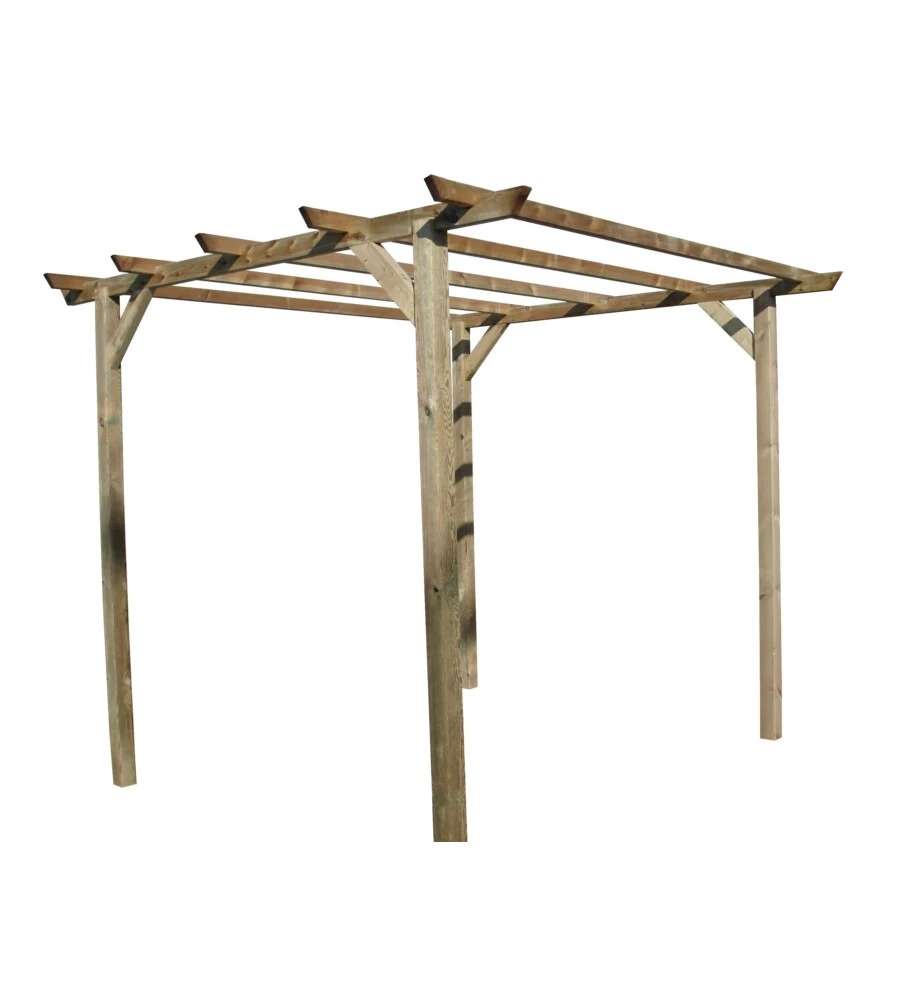 Pircher Pergola in Legno Impregnato - Eco 7 - 3x3m