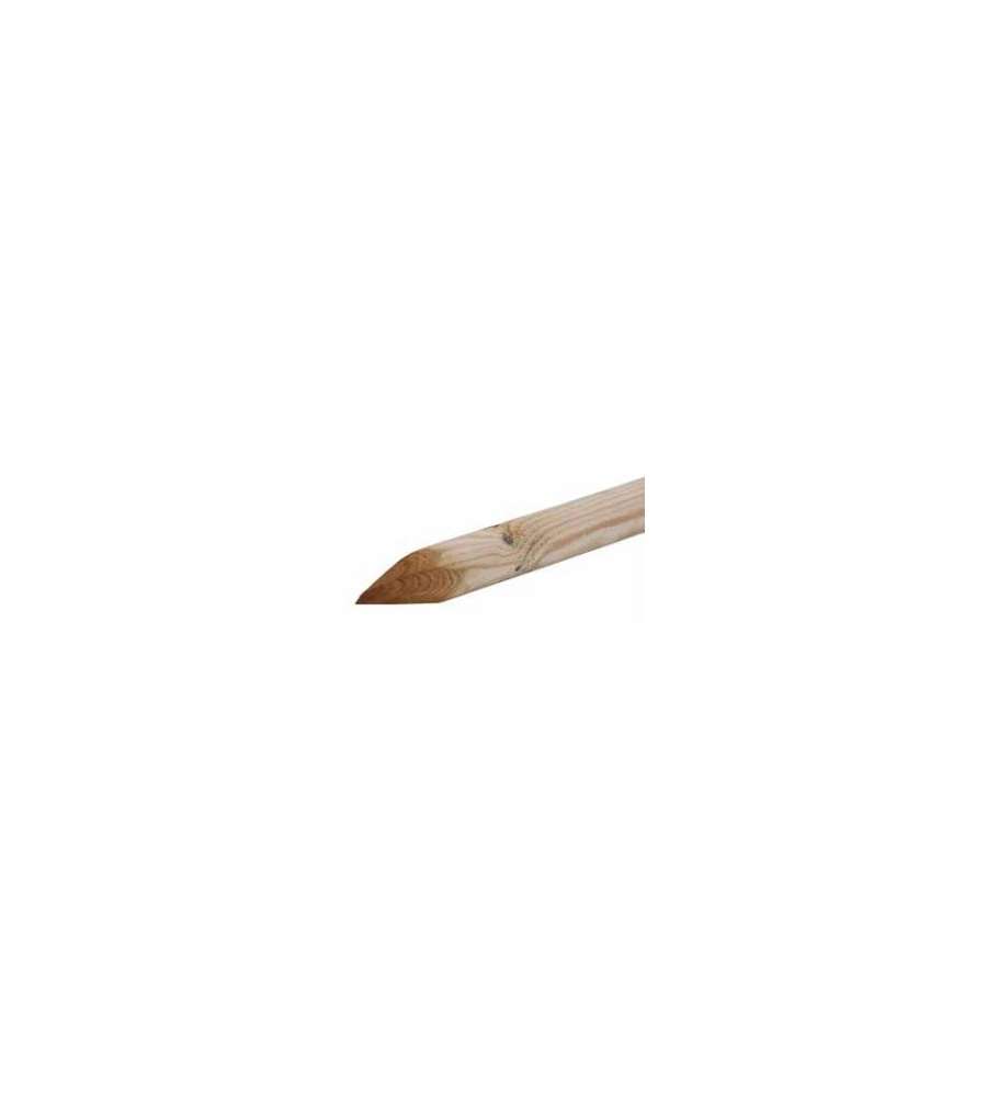Palo tondo con punta in legno di conifera impregnato diam 60x2000 mm