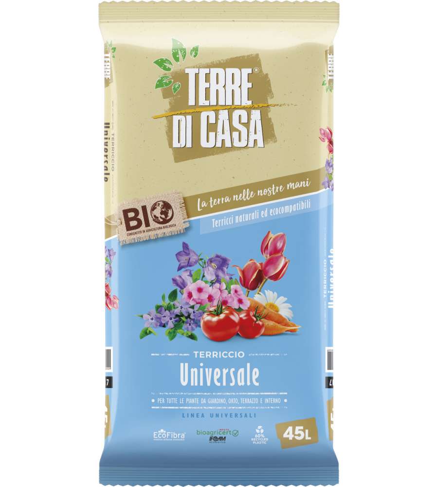 Terriccio Universale Bio Terre di Casa 45 lt