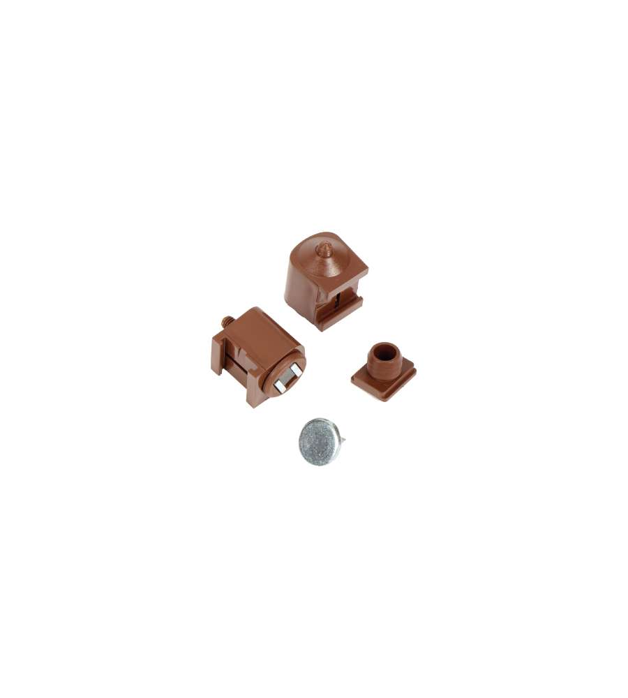 Chiusura Magnetica Con Spina Marrone Pz.2