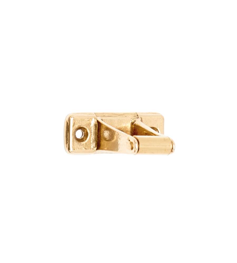 Cavallotto Fisso Per Serramenti Ottone Lucido Mm.20
