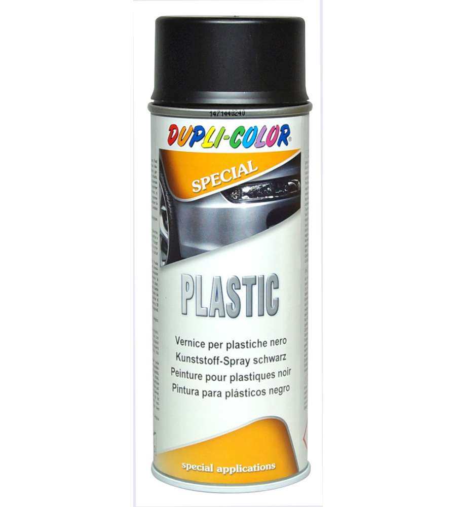 Vernice Spray PLASTIC PER PLASTICHE NERO 400 ML