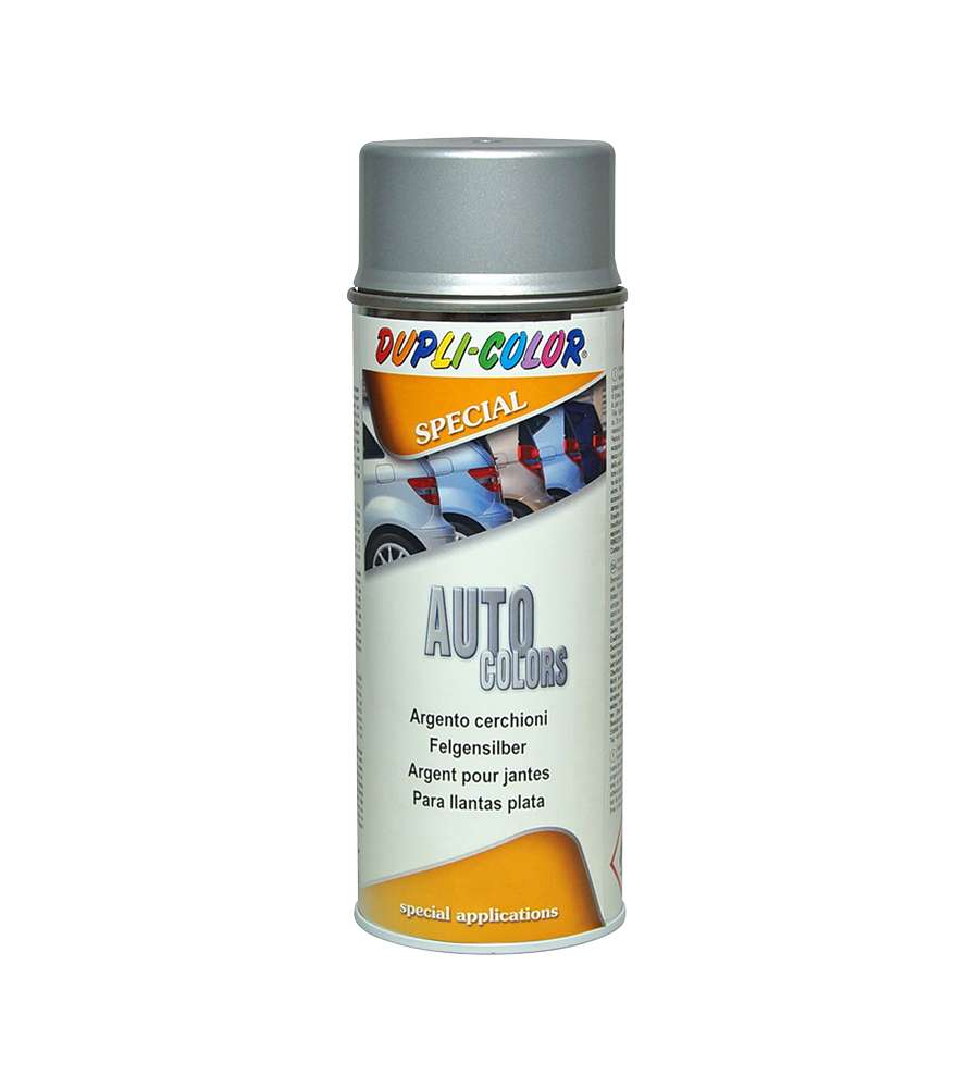 Motip Dupli Vernice Spray per Cerchioni Auto - Argento - 400 ml