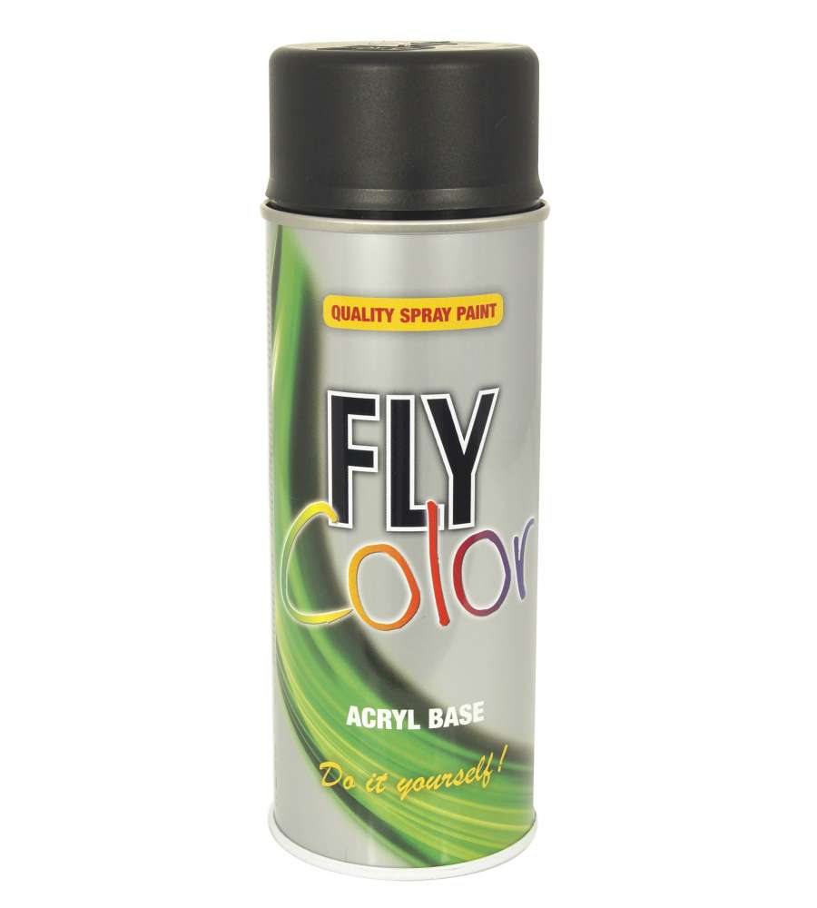 Motip Dupli Vernice Spray Acrilica 400 ml Nero Opaco RAL 9005 - Fai da Te